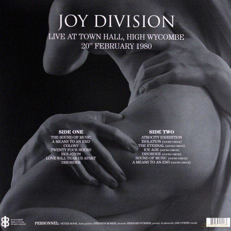 Joy Division: Live At Town Hall. High Wycombe 20th February 1980 [Winyl]