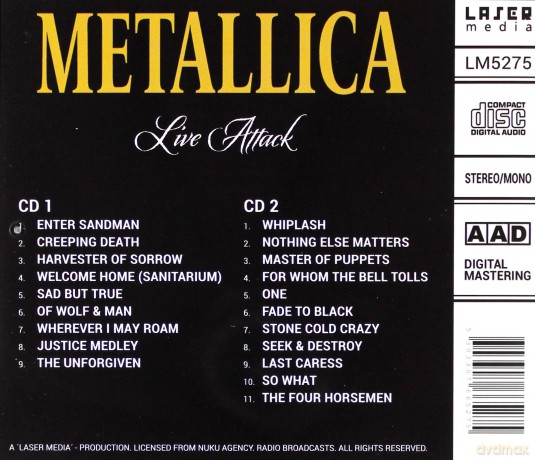 Metallica: Live Attack [2CD]