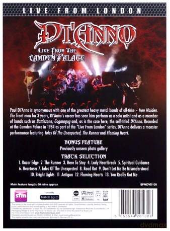 Dianno: Live From London [DVD]