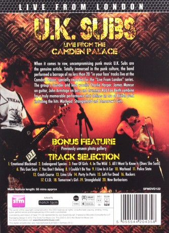 Uk Subs: Live From London [DVD]