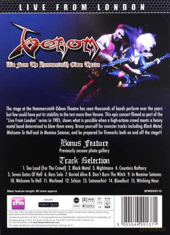 Venom: Live From London [DVD]