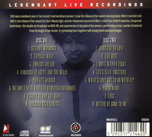 Tina Turner: Live In 93 [2CD]