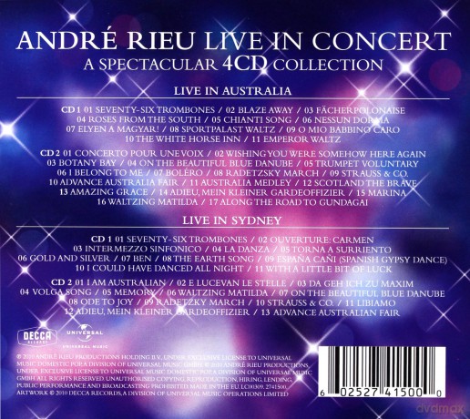Andre Rieu: Live In Concert [4CD]
