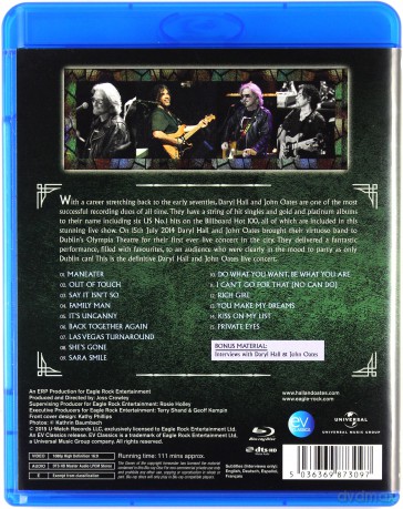 Daryl Hall & John Oates: Live In Dublin [Blu-Ray]