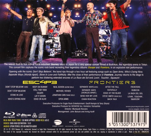 Journey: Live In Japan 2017: Escape + Frontiers [3CD]