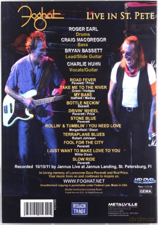 Foghat: Live In St. Pete [DVD]