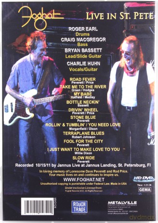 Foghat: Live In St. Pete [DVD]