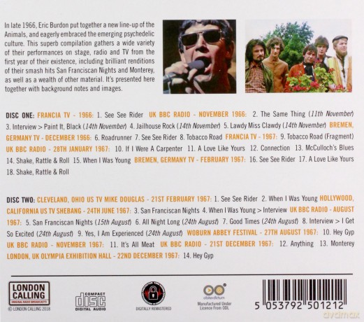 Animals: Live In The Sixties [2CD]