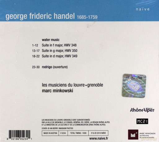 Minkowski Marc: Minkowski, Les Musiciens Du Louvre-Greno (digipack) [CD]