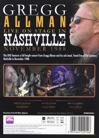 Gregg Allman: Live On Stage In Nashville [DVD]
