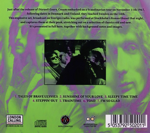 Cream: Live... Stockholm 1967 [CD]