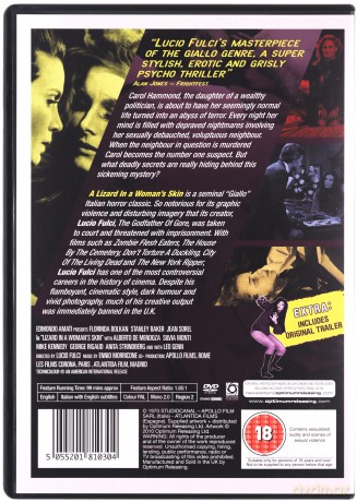 Lizard In A Womans Skin (Jaszczurka w kobiecej skórze) [DVD]