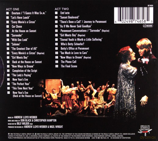 Lloyd Webber/Sunset Boulevard [2CD]