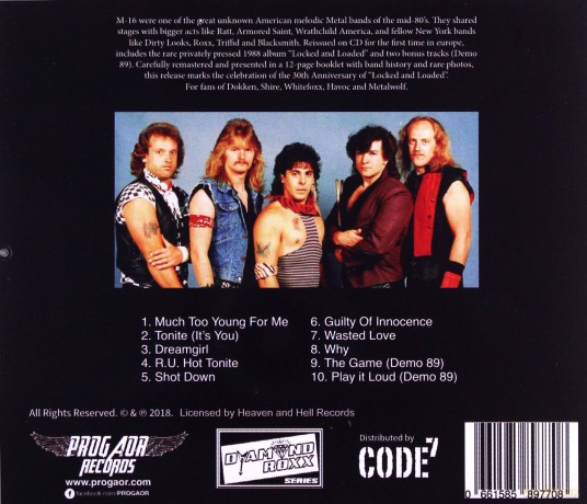 M-16: Locked And Loaded - 30Th Anniversary Edition [CD]