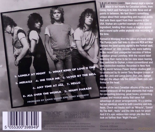 Orphan: Lonely At Night [CD]