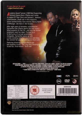 Long Kiss Goodnight (Długi pocałunek na dobranoc) [DVD]