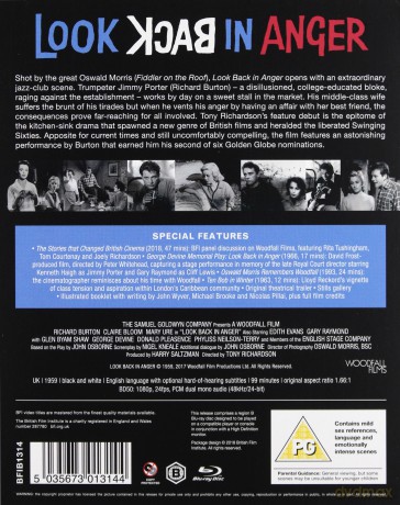 Look Back In Anger (Miłość i gniew) [Blu-Ray]
