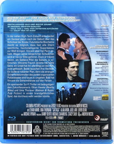 Gattaca (Szok przyszłości) [Blu-Ray]