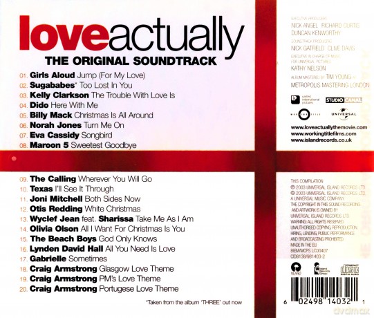 Love Actually soundtrack [CD]