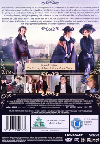 Love Friendship (Przyjaźń czy kochanie?) [DVD]