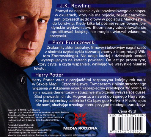 Harry Potter i Więzień Azkabanu - Joanne K. Rowling (digipack) [AUDIOBOOK] [CD-MP3]