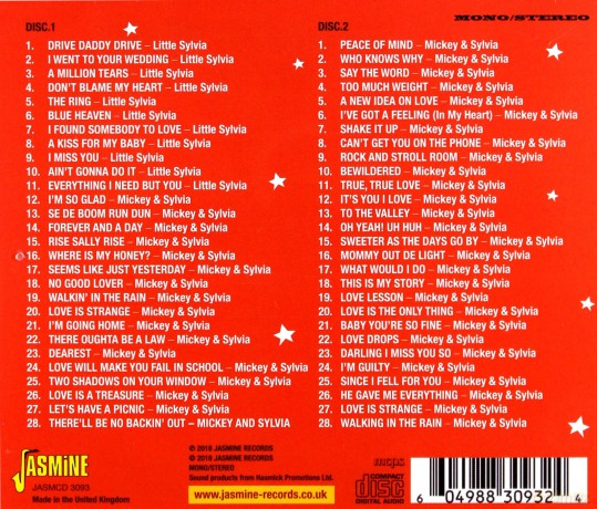Mickey & Sylvia: Love Is Strange - All The Hit Singles As & Bs 1950-1962 [2CD]