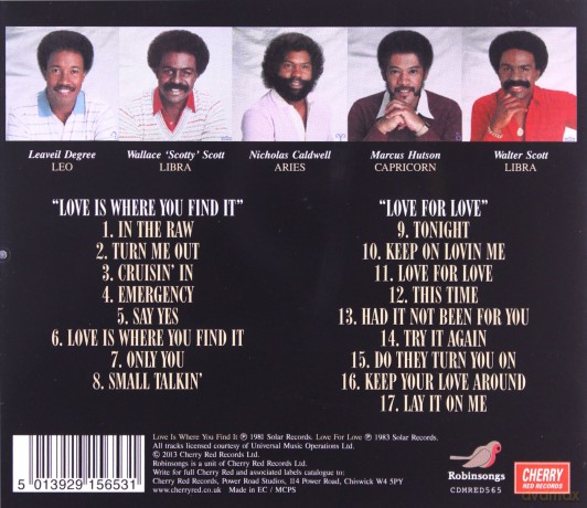 Whispers: Love Is Where You Find It/Love For Love [CD]