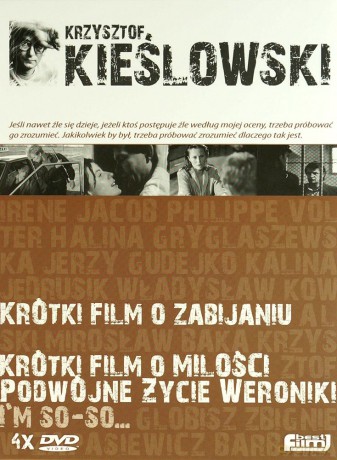 Krzysztof Kieślowski - Kolekcja mistrza kina 2: Krótki film o miłości / Krótki film o zabijaniu / Podwójne życie Weroniki + bonus: I?m so-so? [4DVD]