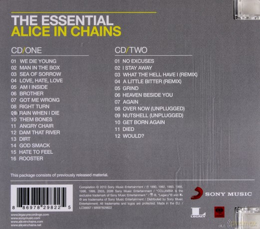 Alice In Chains: The Essential Alice In Chains [2CD]