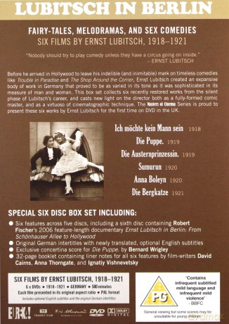 Lubitsch In Berlin (Slimline Packaging) [6DVD]