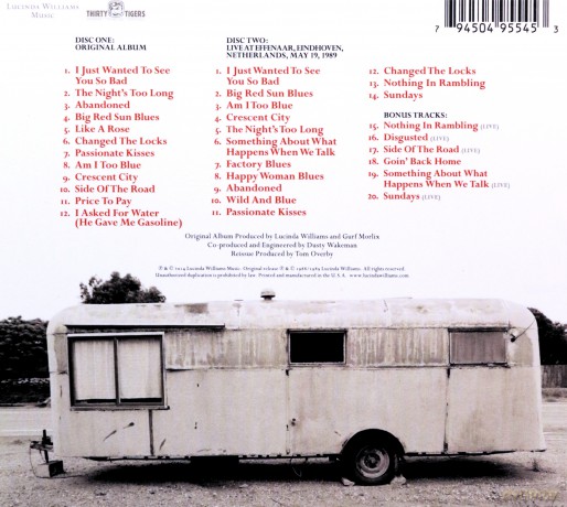 Lucinda Williams: Lucinda Williams [2CD]