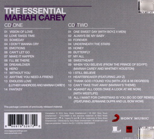 Mariah Carey: The Essential Mariah Carey [2CD]