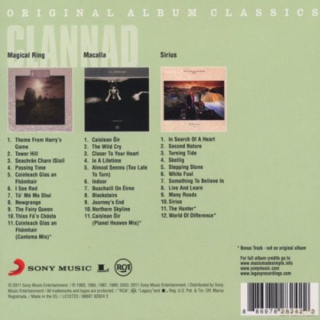 Clannad: Original Album Classics (slipcase) [3CD]