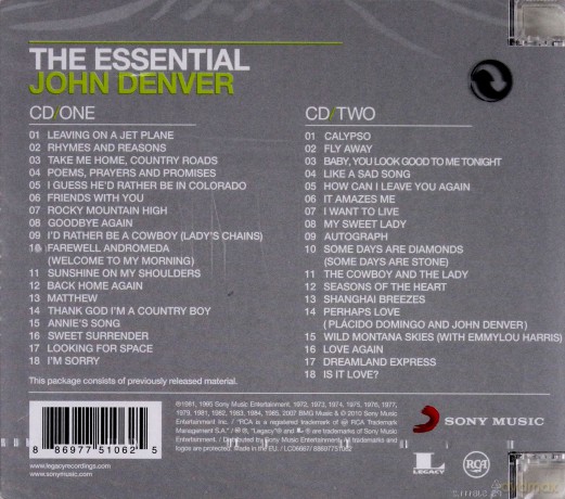 John Denver: The Essential John Denver [2CD]