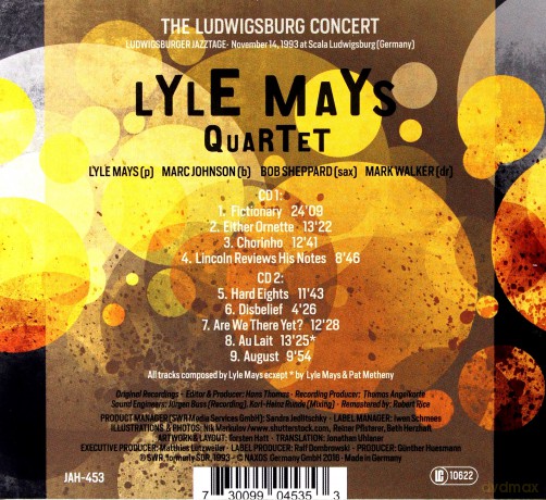 Lyle Mays Quartet: Lyle Mays Quartet [CD]