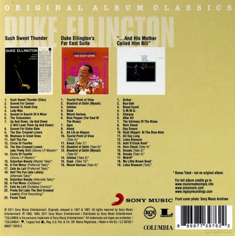 Duke Ellington: Original Album Classics (slipcace) [3CD]