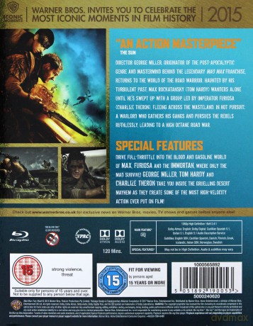 Mad Max Fury Road (Mad Max: Na drodze gniewu) [Blu-Ray]