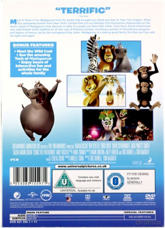 MADAGASCAR - 2018 ARTWORK REFRESH (Madagaskar) [DVD]