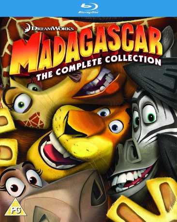 Madagascar 1-3 Collection - 2018 Artwork Refresh [3xBlu-Ray]