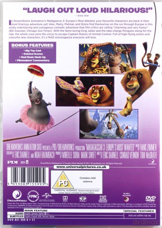 Madagascar 3: Europe's Most Wanted (Madagaskar 3) [DVD]