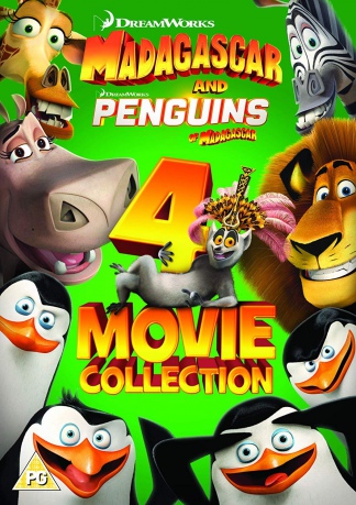 Madagascar/ Escape 2 Africa/Europes Most Wanted/Penguins Of Madagascar - 2018 Artwork Refresh [4DVD]