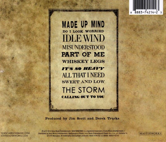 Tedeschi Trucks Band: Made Up Mind [CD]