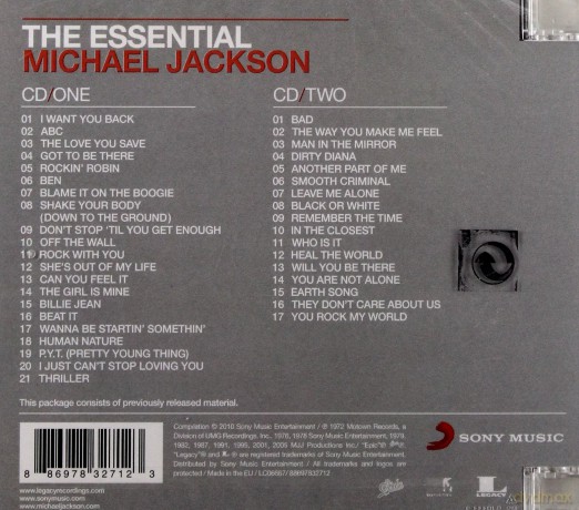 Michael Jackson: The Essential Michael Jackson [2CD]