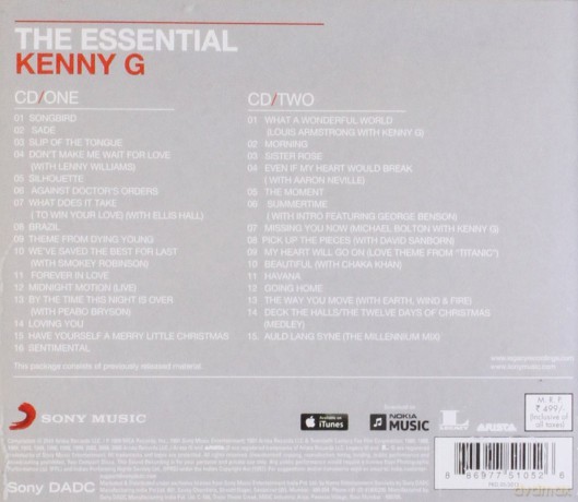 Kenny G: The Essential Kenny G (Essential Rebrand) [2CD]