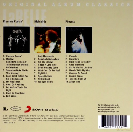 LaBelle: Original Album Classics (slipcase) [3CD]