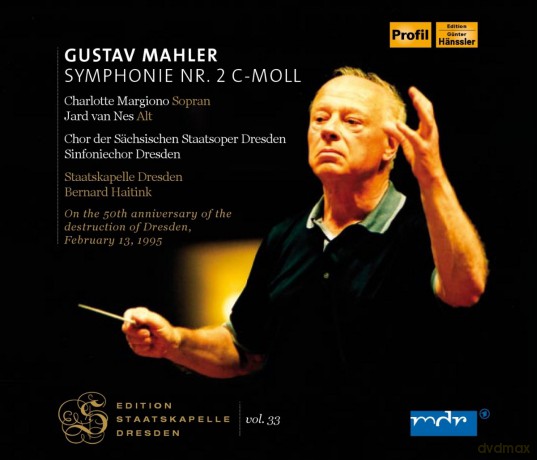 Staatskapellehaitink: Mahlersymphony No 2 V 33 [2CD]