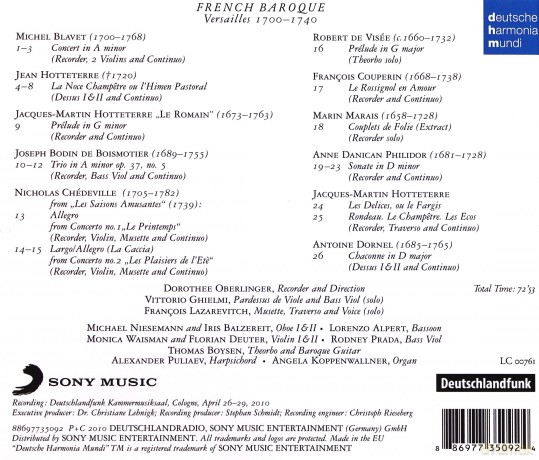 Dorothee Oberlinger: French Baroque [CD]