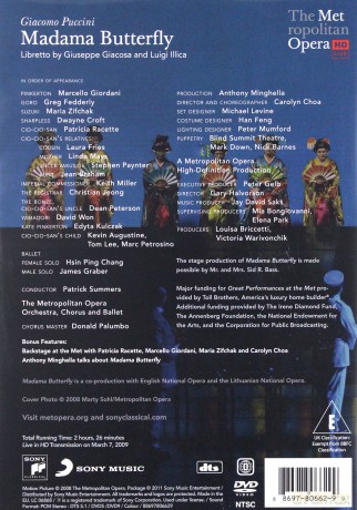 Patrick Summers, Patricia Race: Puccini: Madama Butterfly (Metropolitan Opera) [2DVD]