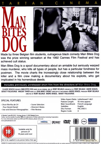 Man Bites Dog (Remy Belvaux) (Człowiek pogryzł psa) [DVD]