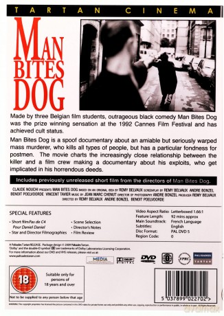 Man Bites Dog (Remy Belvaux) (Człowiek pogryzł psa) [DVD]